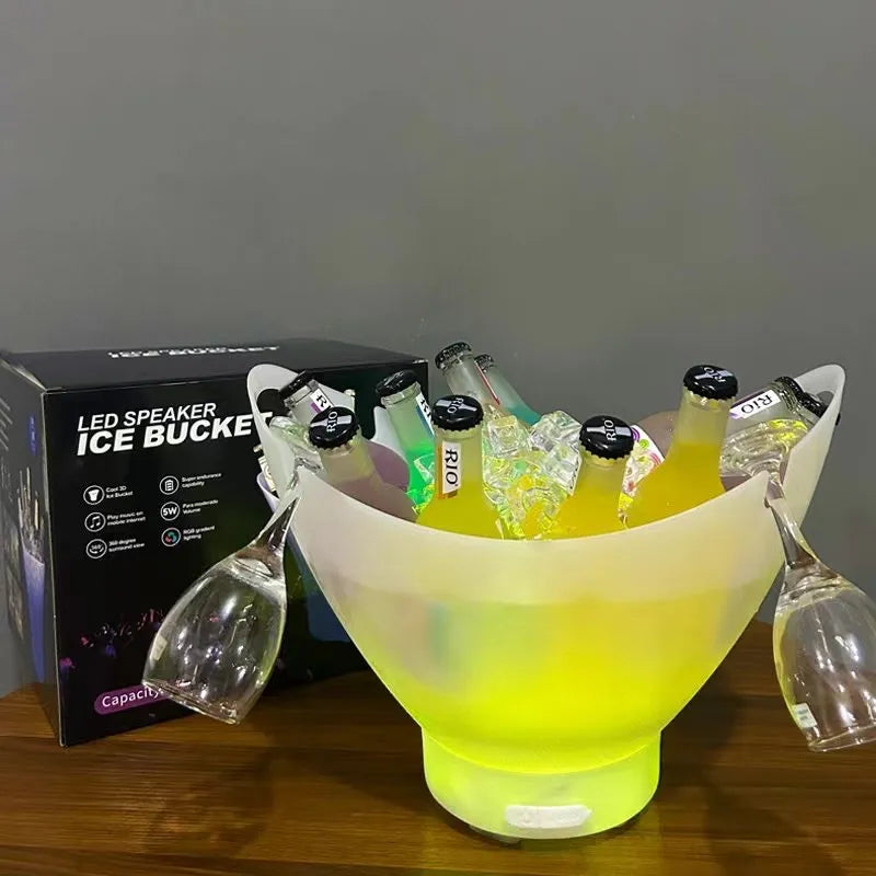 Real Ice Bucket Glowing Speaker