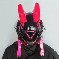 Cyberpunk LED Cosplay Helmet Mask