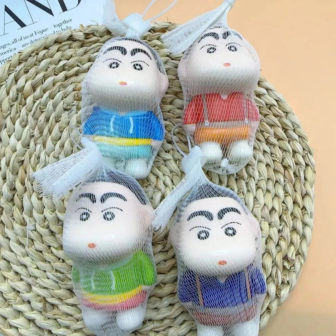 Expressive Shinchan Squishy Toy