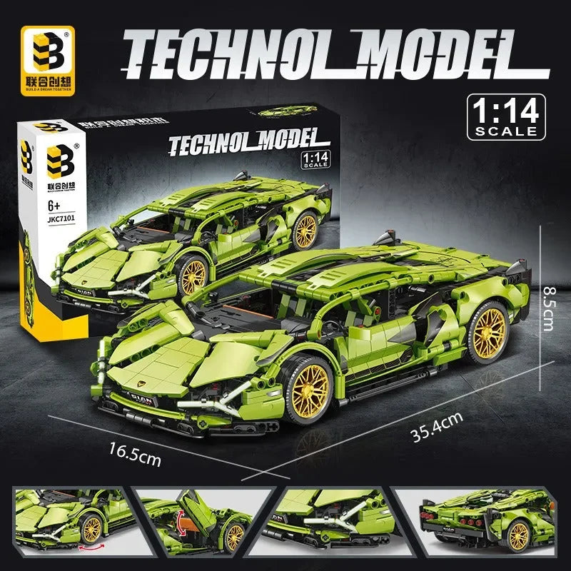 Lamborghini Siam Building Block Set