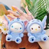 Stitch-Suited Sanliou Plush Keychain