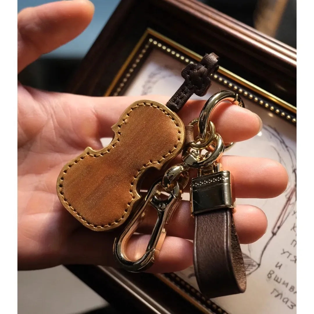 Simulation Violin Keychain