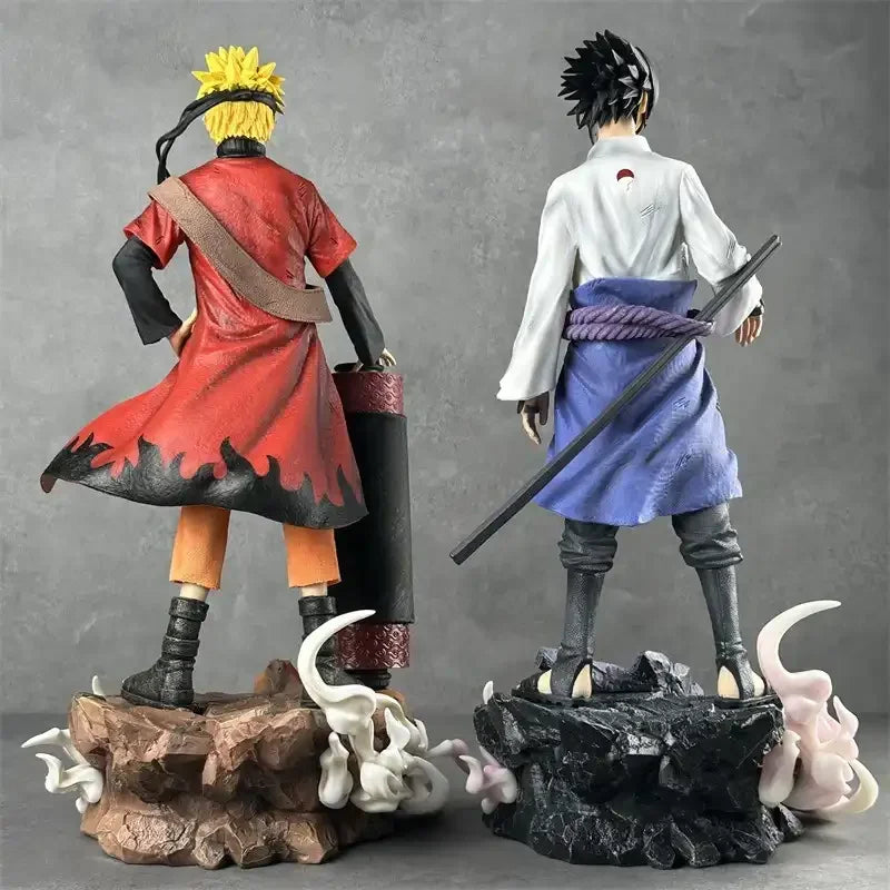 Figurines de luxe Naruto et Sasuke (42 cm) 