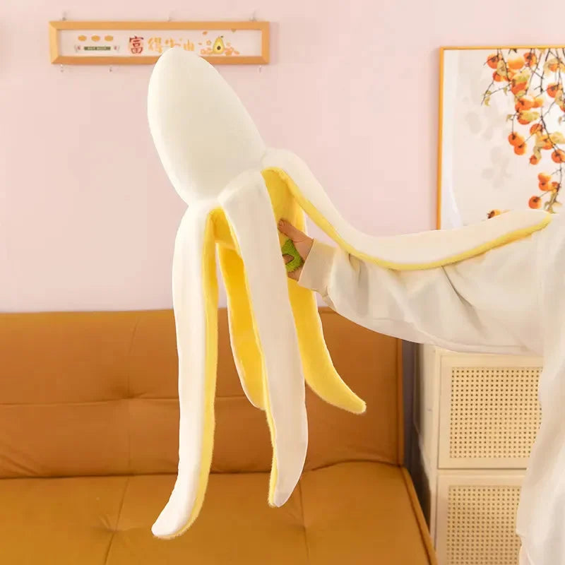 Peeled Banana Plushie