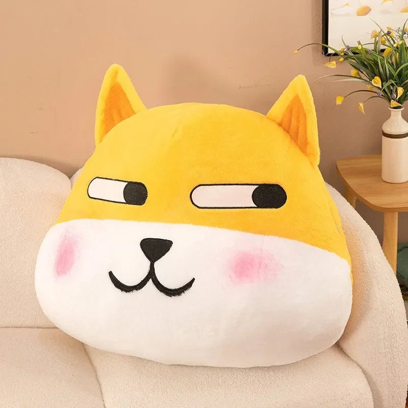 Expressive Shiba Inu Pillow