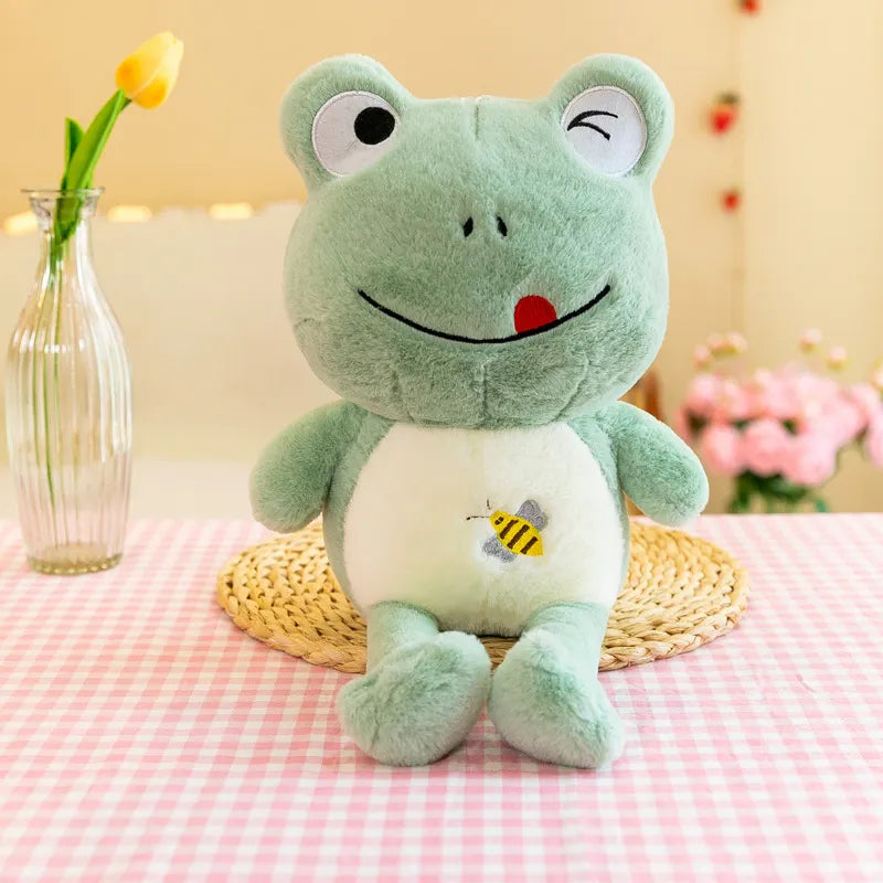 Stuffed Frog Winking Plush Toy (40 cm)