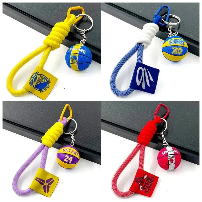 Porte-clés de l'équipe de basket-ball Court Spin 