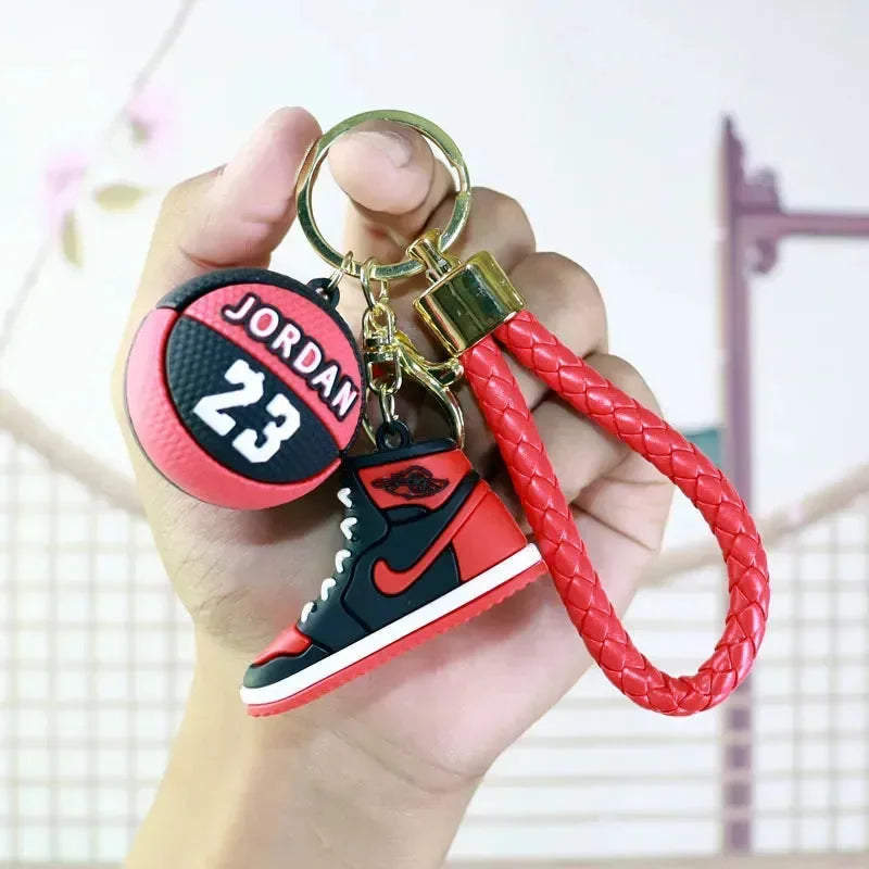 Air Bound Sneaker Ball Keychain