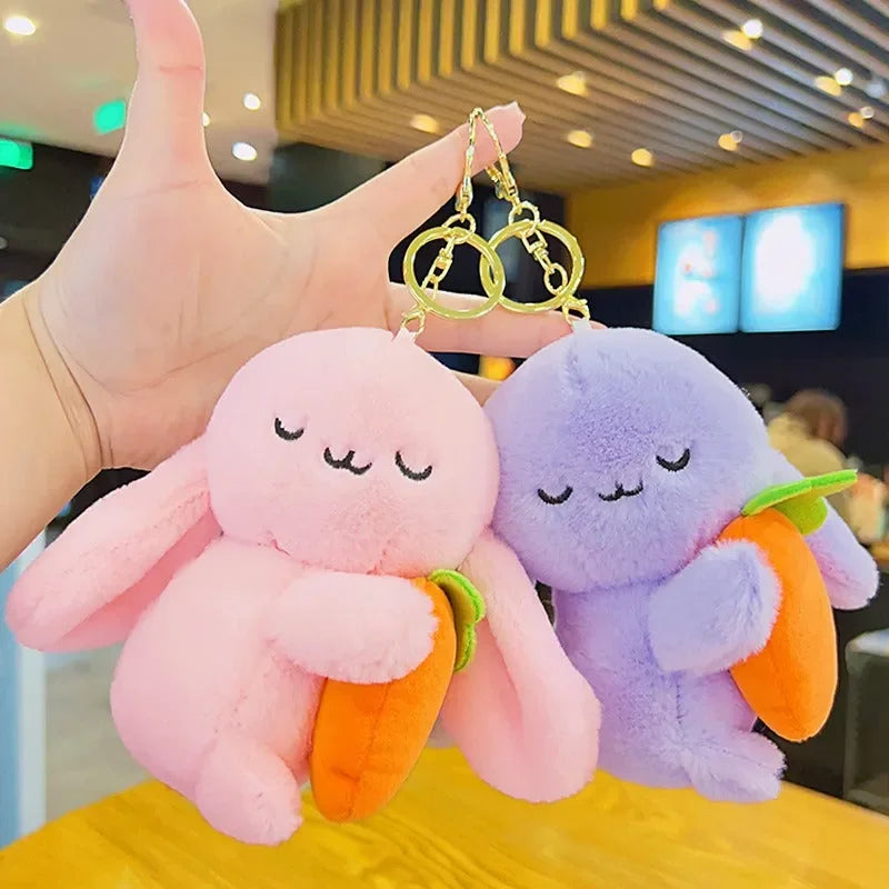 Bunny Bliss Nibbler Plush Keychain