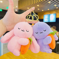 Bunny Bliss Nibbler Plush Keychain