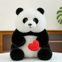 Loveable Heart Giant Panda Plushie