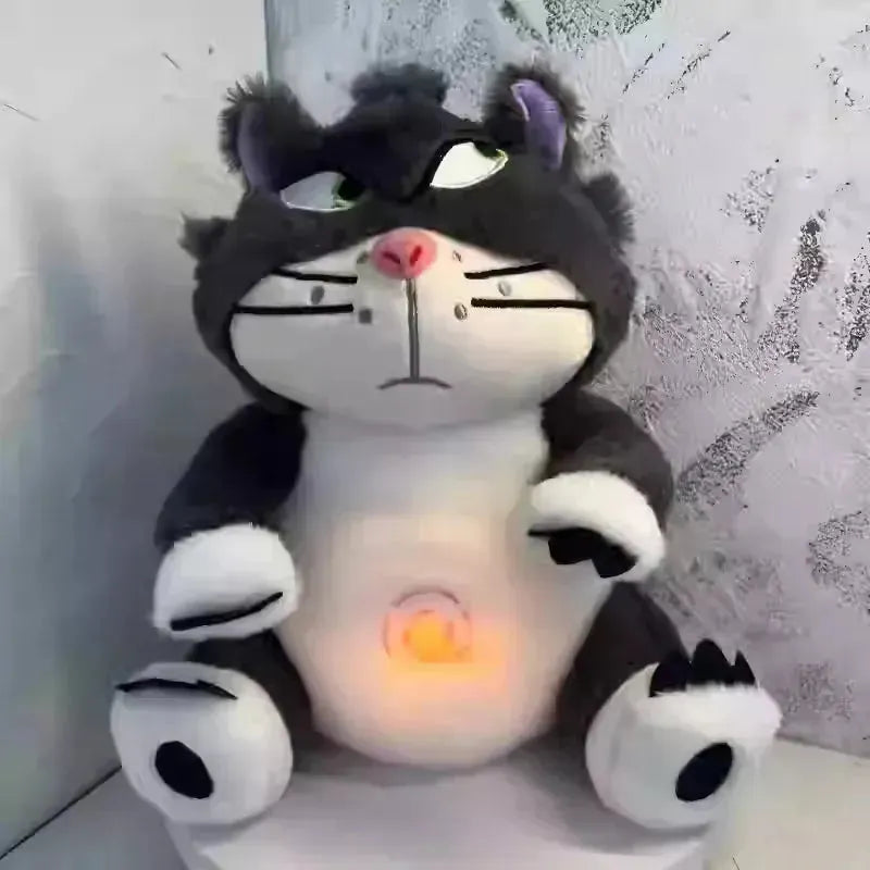 Lucifer Cat Musical Breathing Teddy Plushie