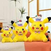 Pikachu Cake Hat Pokimon Plush