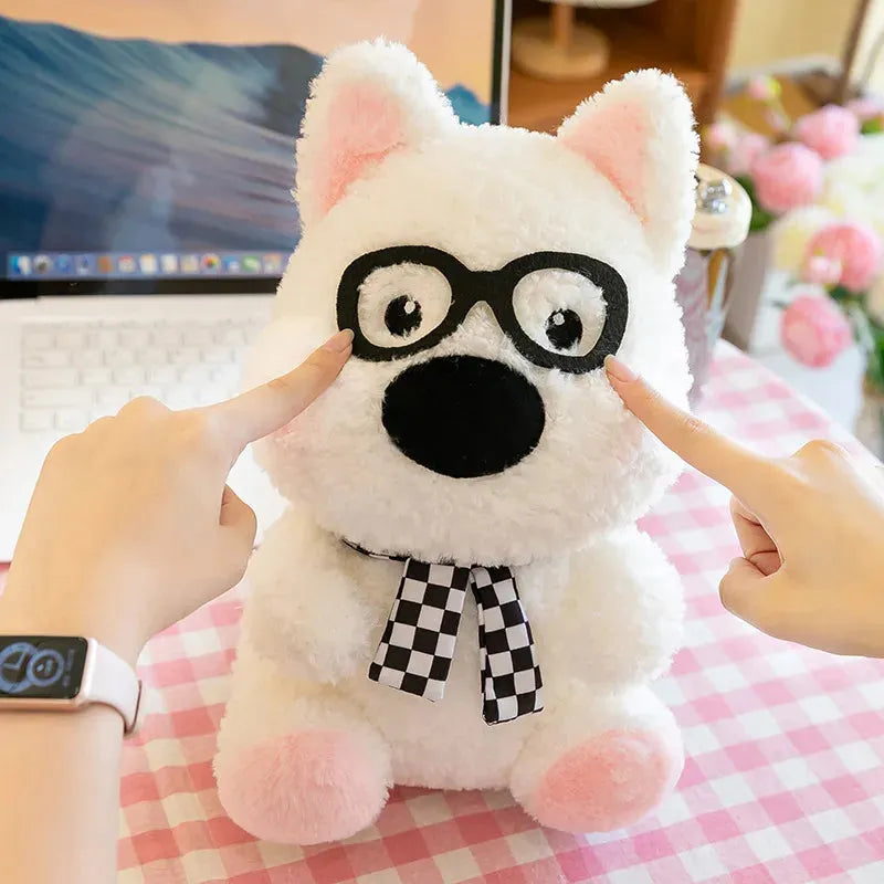 West Highland Spectacled Dog Plushie