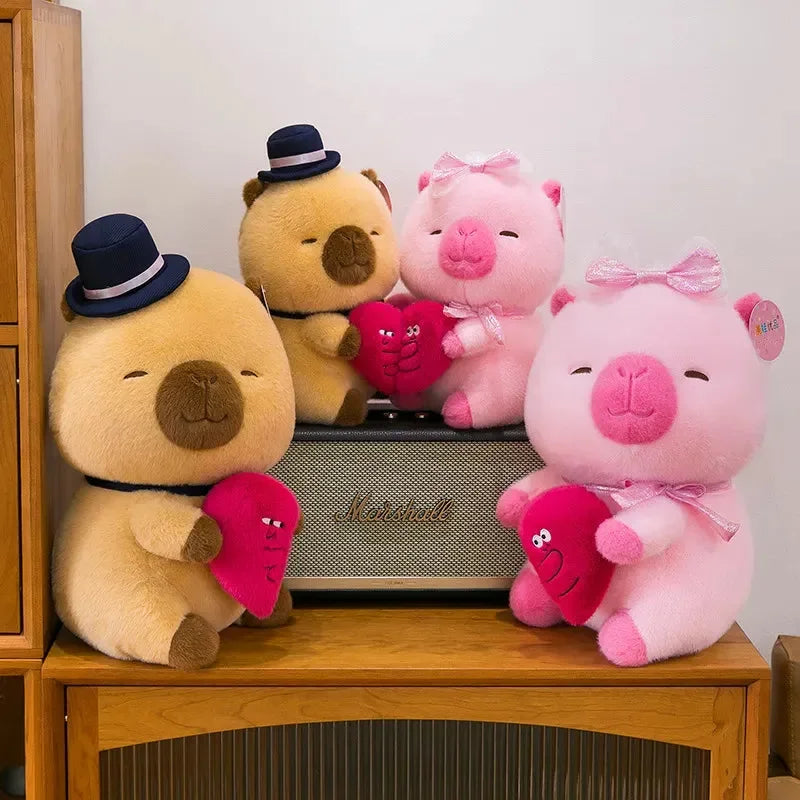 Paire de peluches Capybara Soulmate 