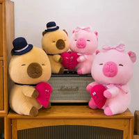 Soulmate Capybara Plush Pair