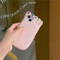 Cute Foot Phone Case for iPhone 11/11pro/11pro max/12/12pro/12pro max/13/13pro/13pro max/14/14 pro/14 plus/14pro max PN5925 - Bear Hugs