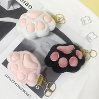 Cat Paw Coin Pouch Keychain