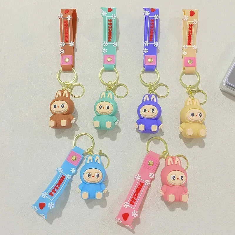 Princess Perch Labubu 3D Keychain