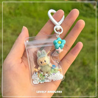 Mini Labubu Grain Pouch Keychain