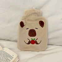 Fruit Capybara and Puppy Hot Water Bag