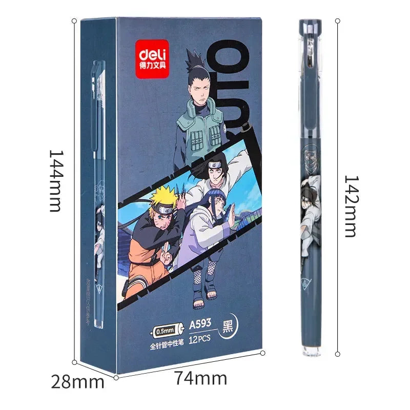 Deli Naruto Quick-Dry Gel Pen (Set of 3)