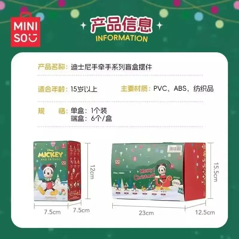 Snowflake Friends Hand-in-Hand Figurines (Set of 6)