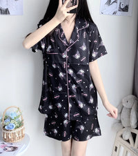 Black Anime Pajamas Suits PN4922 - Bear Hugs