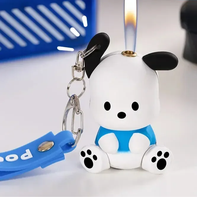 Pochacco Playful Flame Lighter Keychain