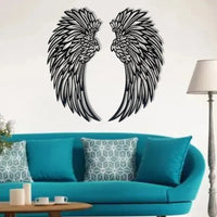 Light Up Angel Wings Wall Art