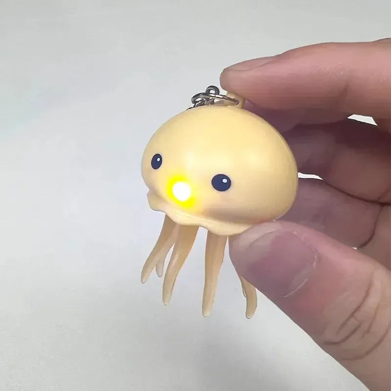 Glowing Jellyfish Keychain