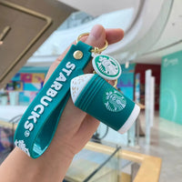 Bear-ista Brews Starbucks Cup Keychain