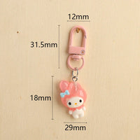Sanliou Crystal Critters Charm Keychain