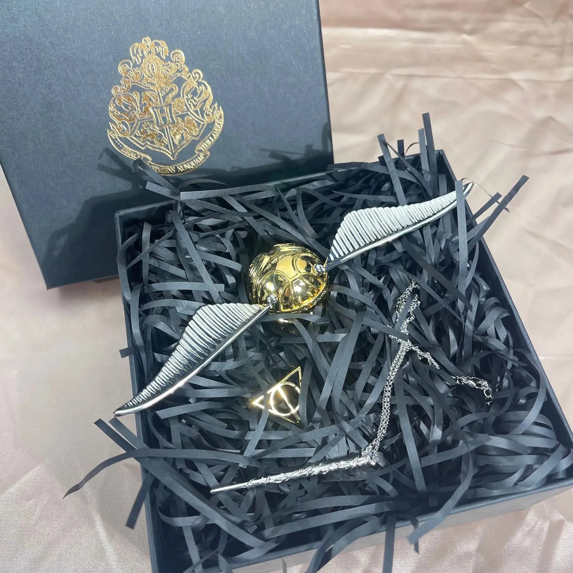 Golden Snitch Proposal Ring Box