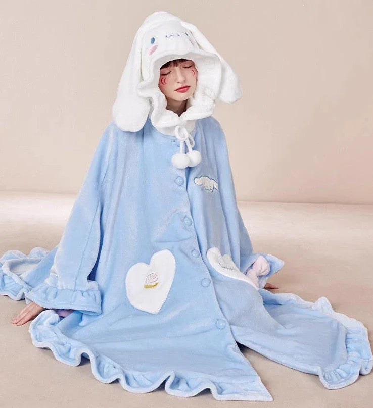 Cute Cartoon Shawl And Blanket PN6253 - Bear Hugs