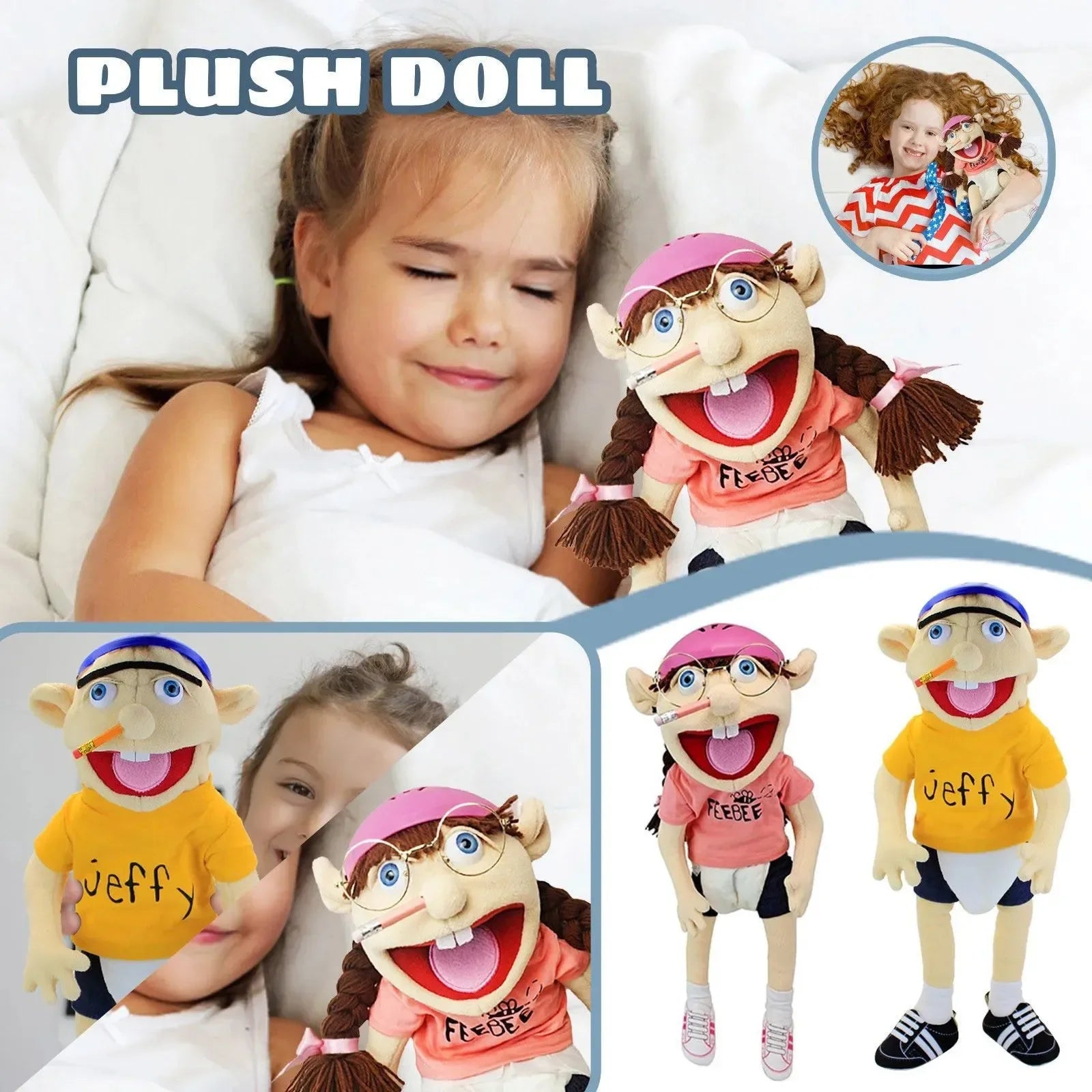 Jeffy & Friends Hand Puppet Dolls