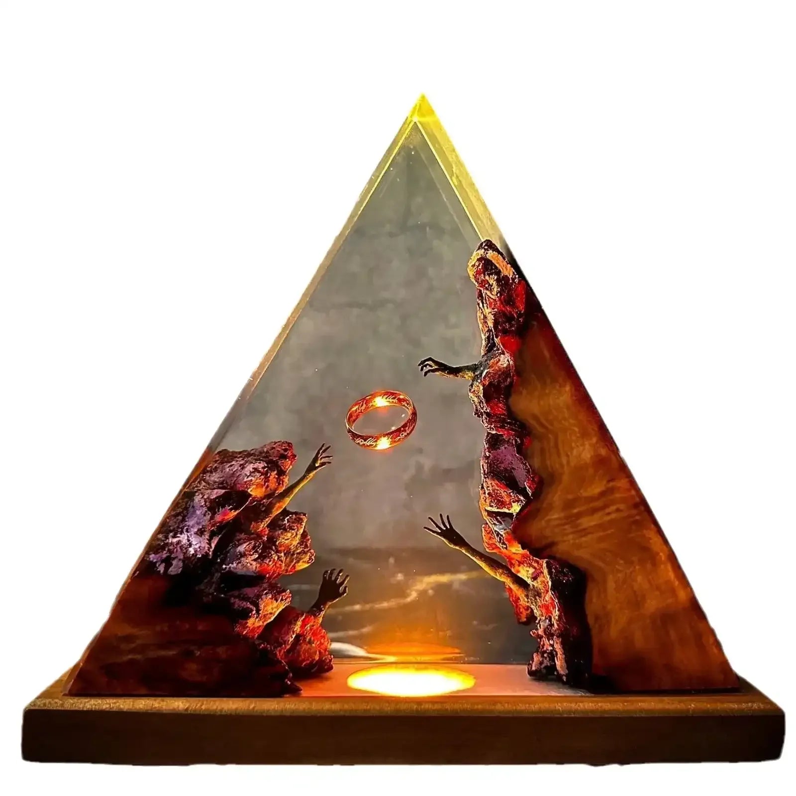 LOTR Radiant Wooden Resin Light