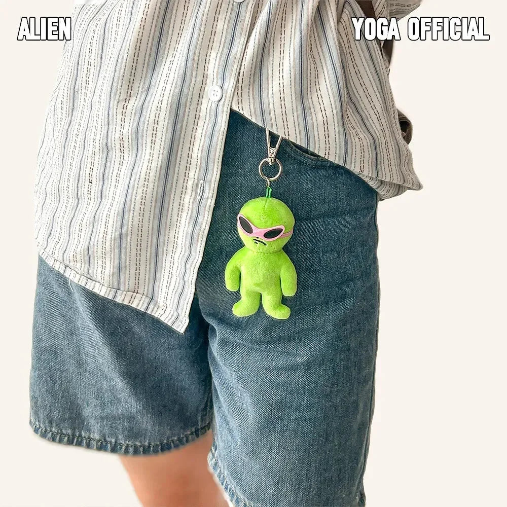 Cool Gaze Alien Plush Keychain