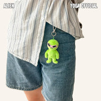 Cool Gaze Alien Plush Keychain