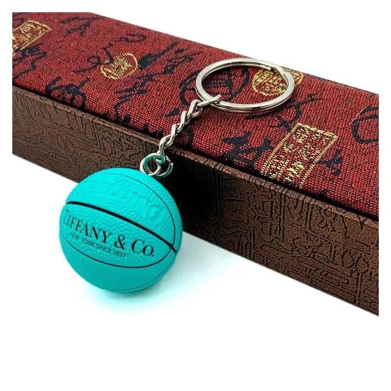 Court Tiff Luxe Basketball Keychain