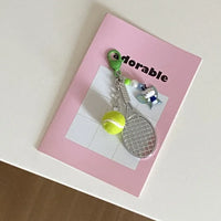 Hello Kitty Sports Ace Metal Keychain