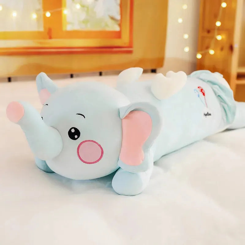 Cute Elephant Long Pillow