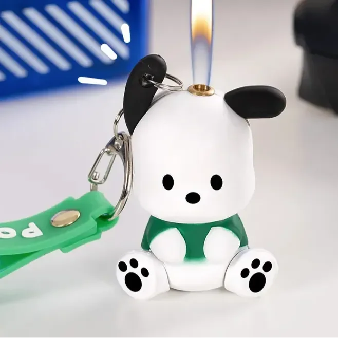 Pochacco Playful Flame Lighter Keychain