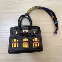 Mini Leather Bag Keychains