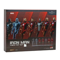 Iron Man Mark 1 to Mark 85 Garage Style Suits