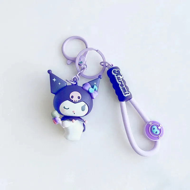 Sanrio Kuromi Electronic Music Party Keychain