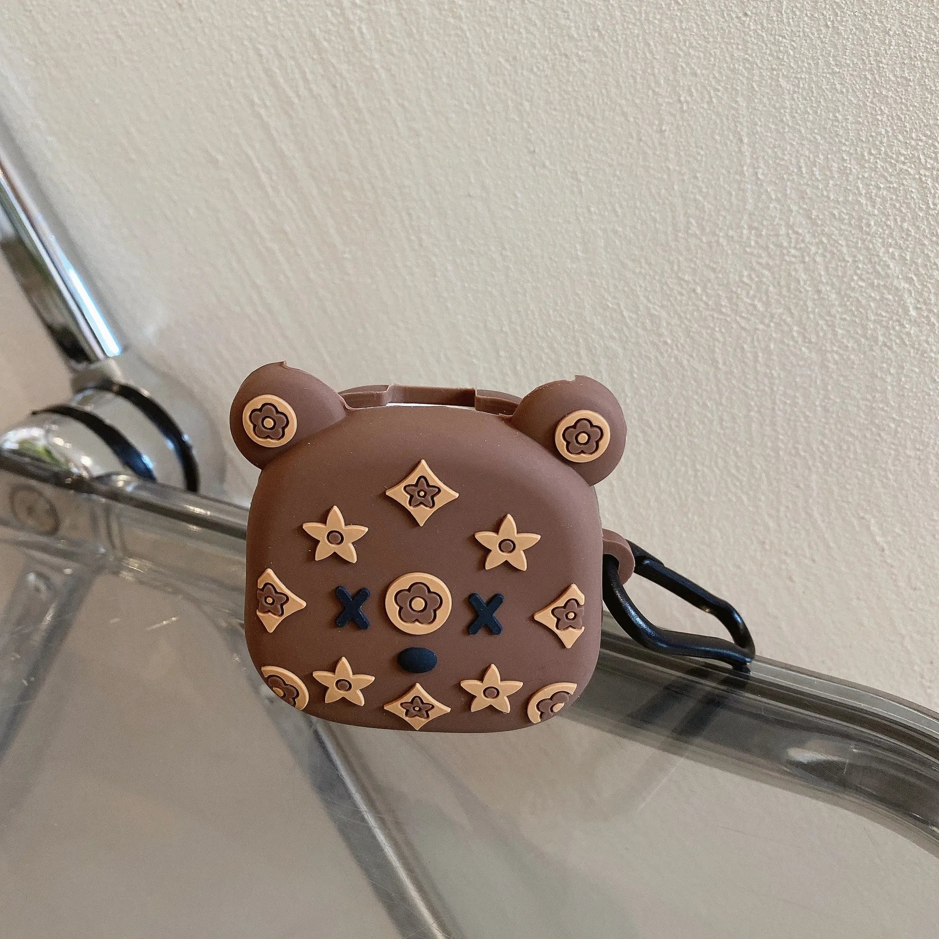 Monogram Luxury Bear Case (For Airpods)