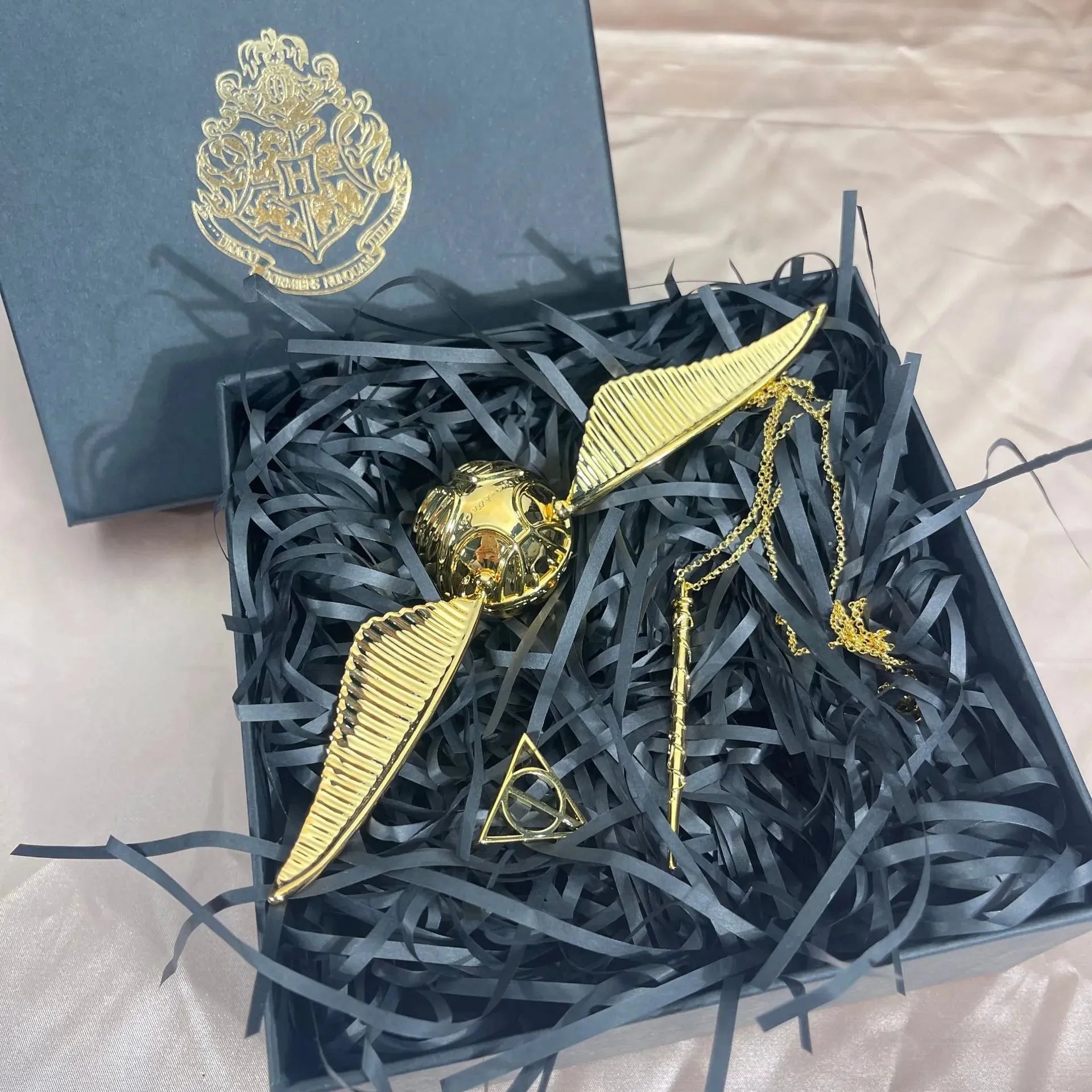 Golden Snitch Proposal Ring Box