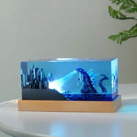 Godzilla City Rampage Resin Night Light