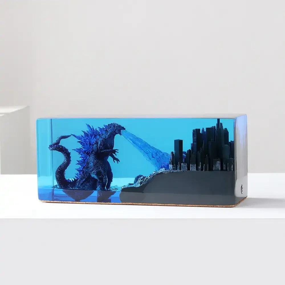 Godzilla City Rampage Resin Night Light